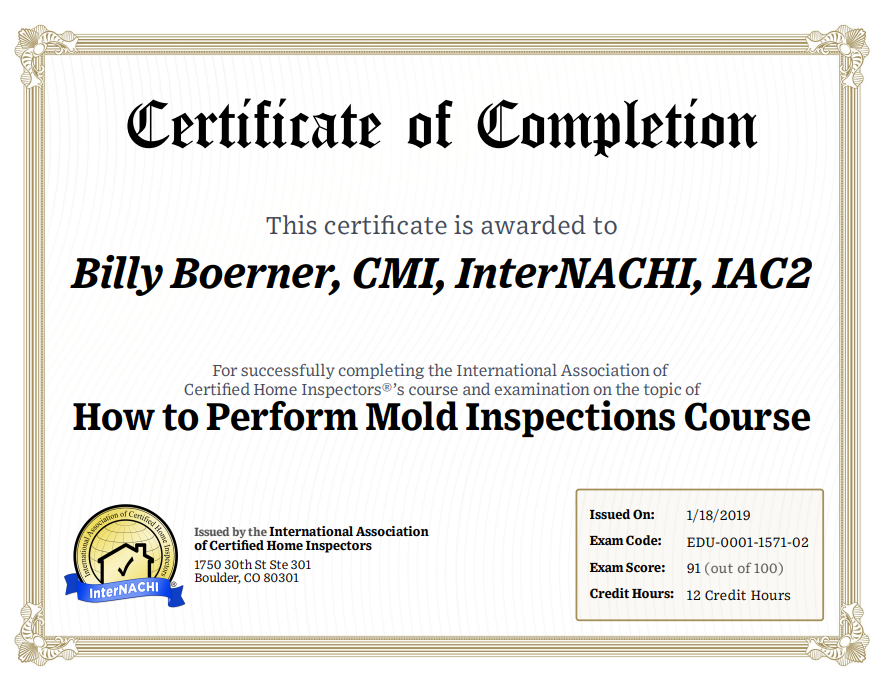 Mold Sampling